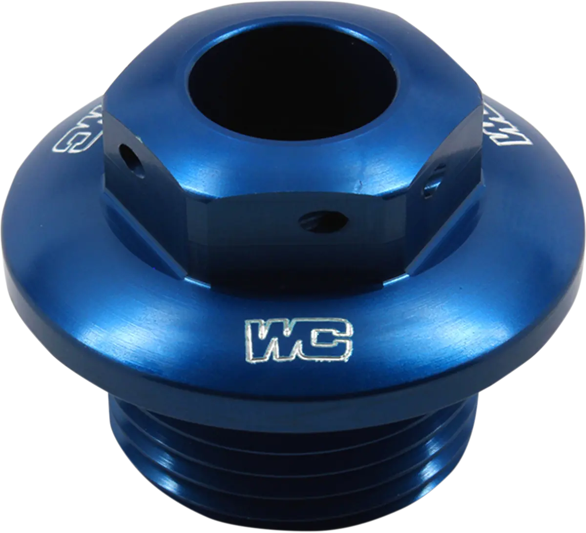 Works Connection Ktm 24-400 Steering Stem Nut – Blue, Cnc Aluminum Fitment 1