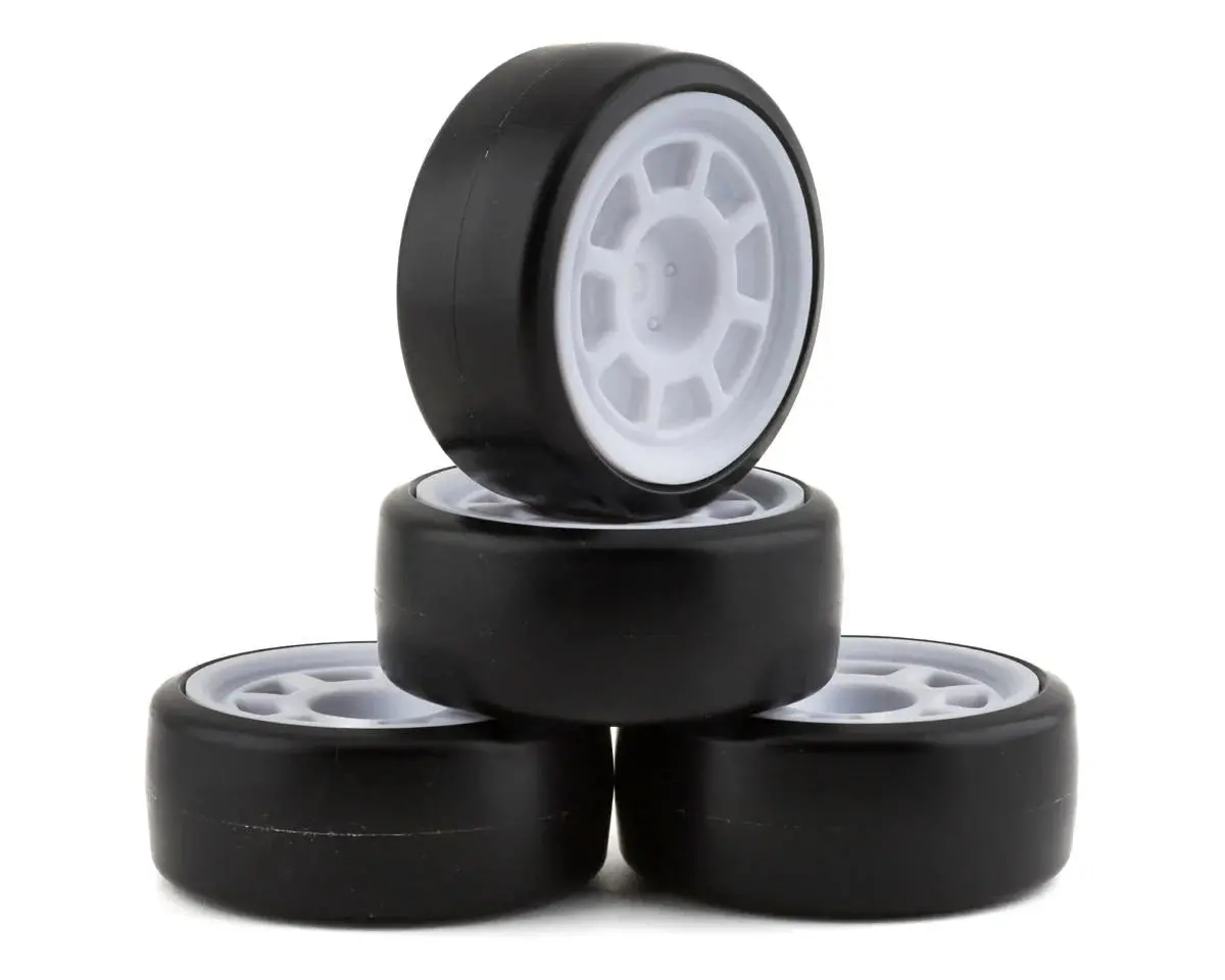 Asc31900 Team Associated Hoonicorn Drift Wheels & Tires (4) 1