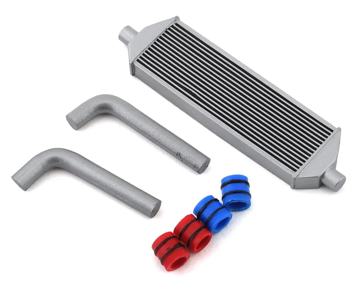 Sdw-Fullintkit-Low-S Sideways Rc Scale Drift Full Intercooler Kit (Silver) (Low Profile) 1
