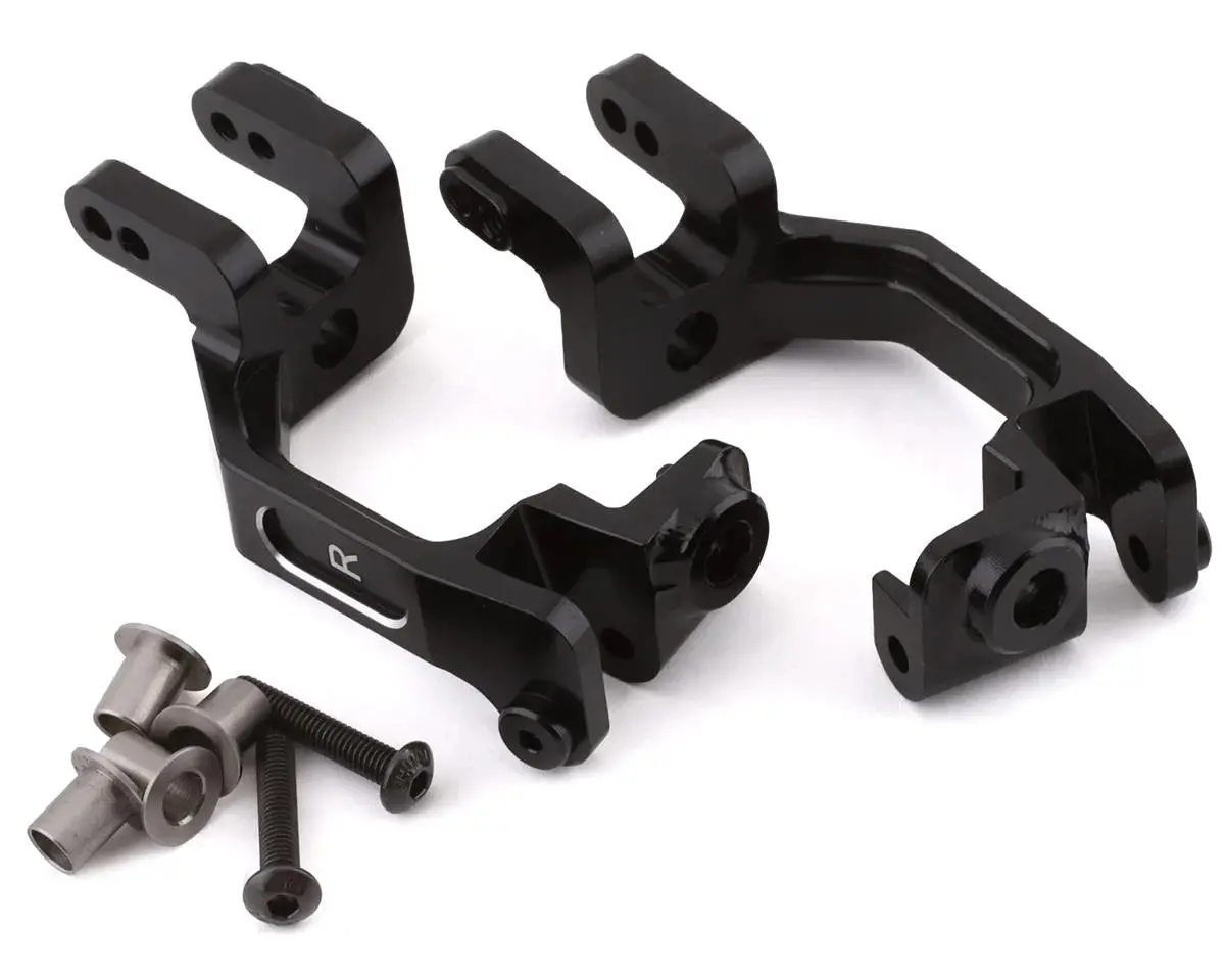 Hot Racing Arrma 4X4 Aluminum Front C-Hubs (Black) (2) - Hraatf1901 1