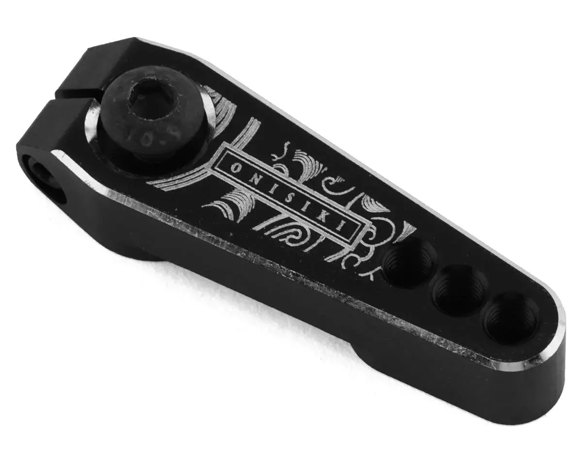 Oni9106 Onisiki Hd Aluminum Servo Horn (Black) (25T-Protek/Futaba/Reve D) 1