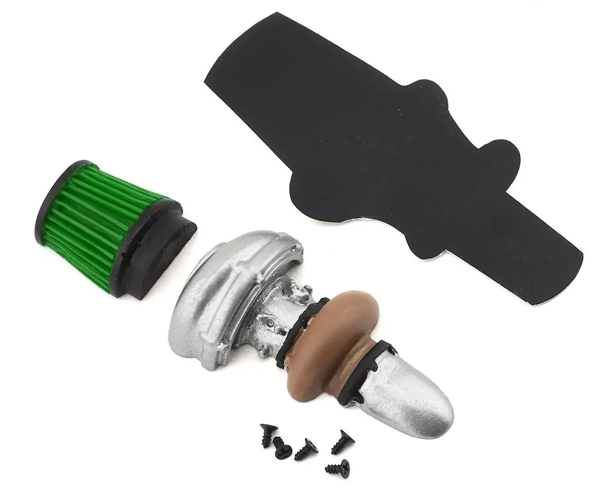 Sdw-Hturcone-Gr Sideways Rc Scale Drift Half Turbo W/Cone Filter (Green) 1