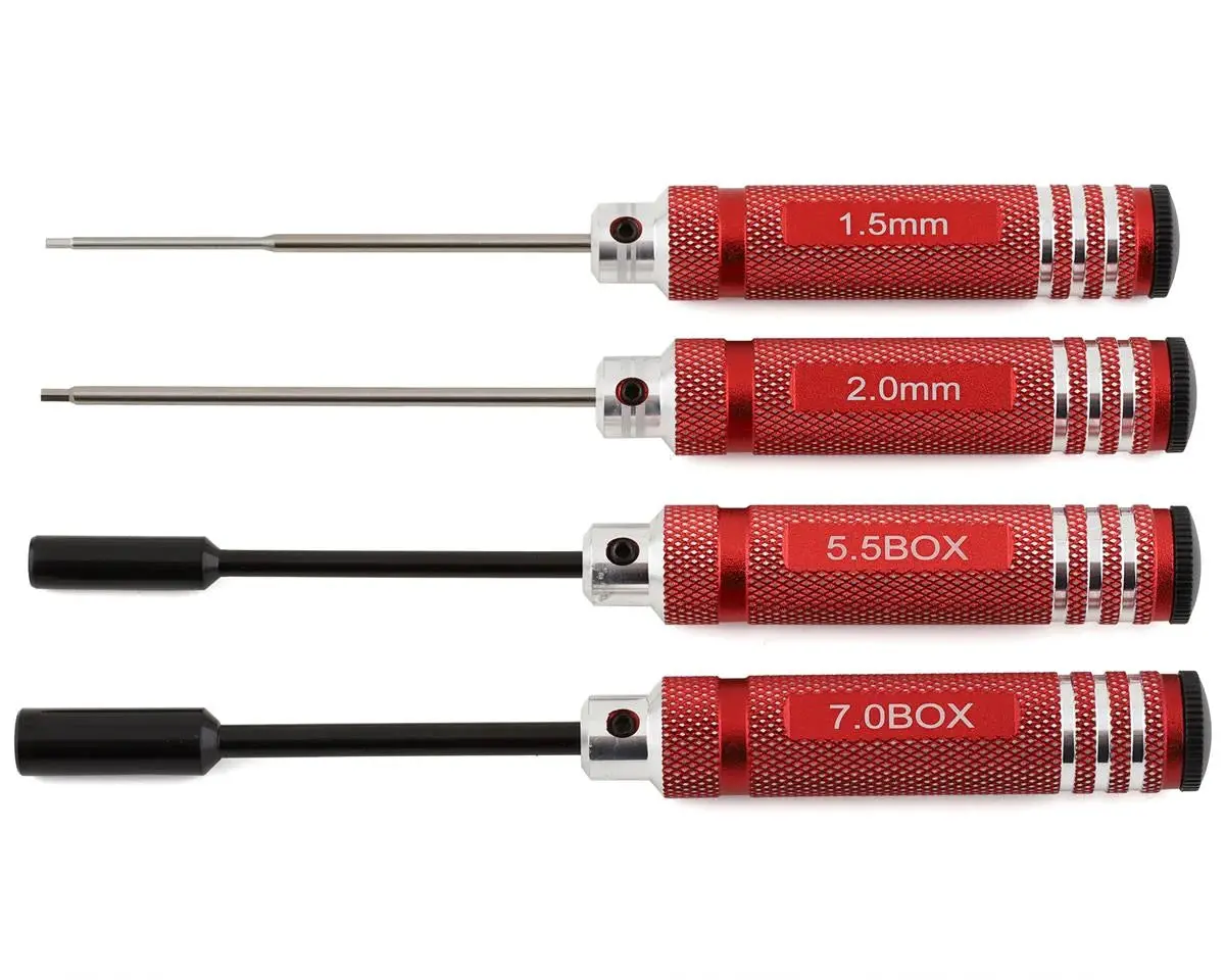 Yokyt-Yrtsra Yokomo Metric Hex & Nut Driver Set (1.5, 2.0, 5.5, 7.0Mm) 1
