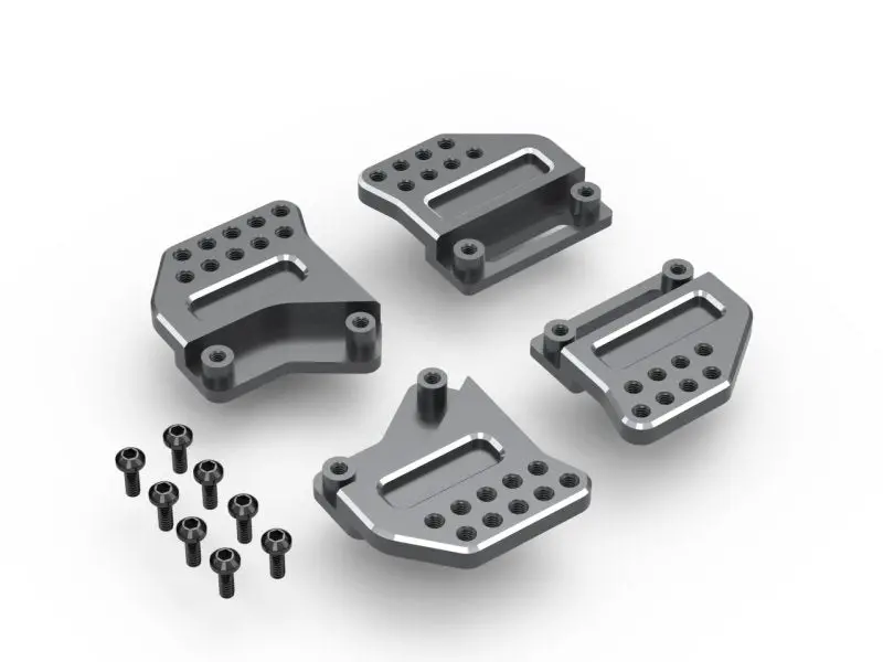 Hpi Racing Aluminum Shock Tower Set (Gunmetal), For Venture18 1
