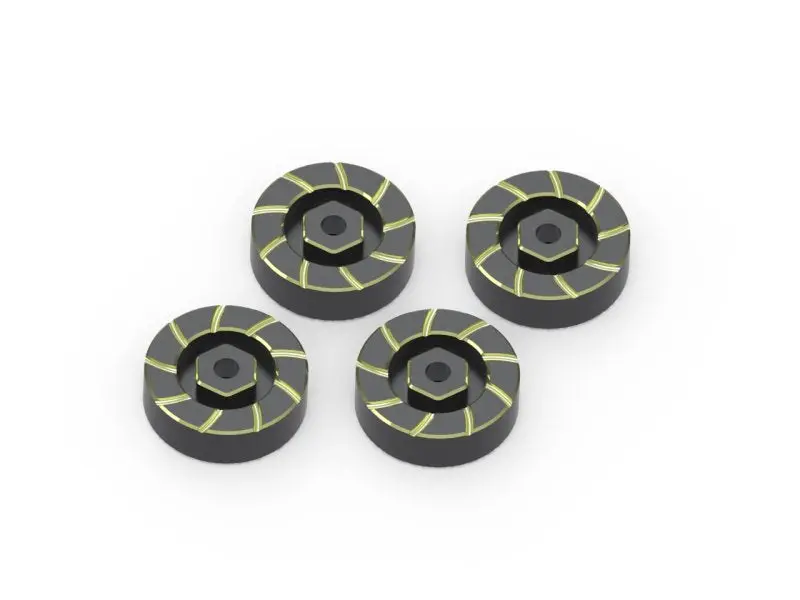 Hpi Racing 7Mm Hex Hub Weight Set (Brass / 4Pcs), For Venture18 1