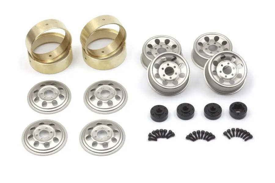 Hpi Racing Cs-8 Steel Beadlock Wheel 1.2In (Silver / 4Pcs), For Venture18 1
