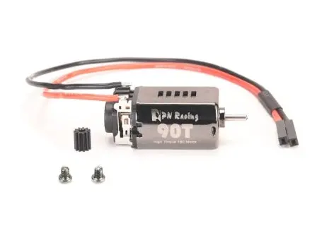Pn Racing 90 Turn High Torque Ball Bearing 180 Motor (For Traxxas Trx-4M) (With Machine Cut Delrin Pinion & Screws) 1