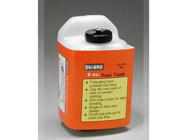 Dubro S6 Square Fuel Tank 6 Oz 1