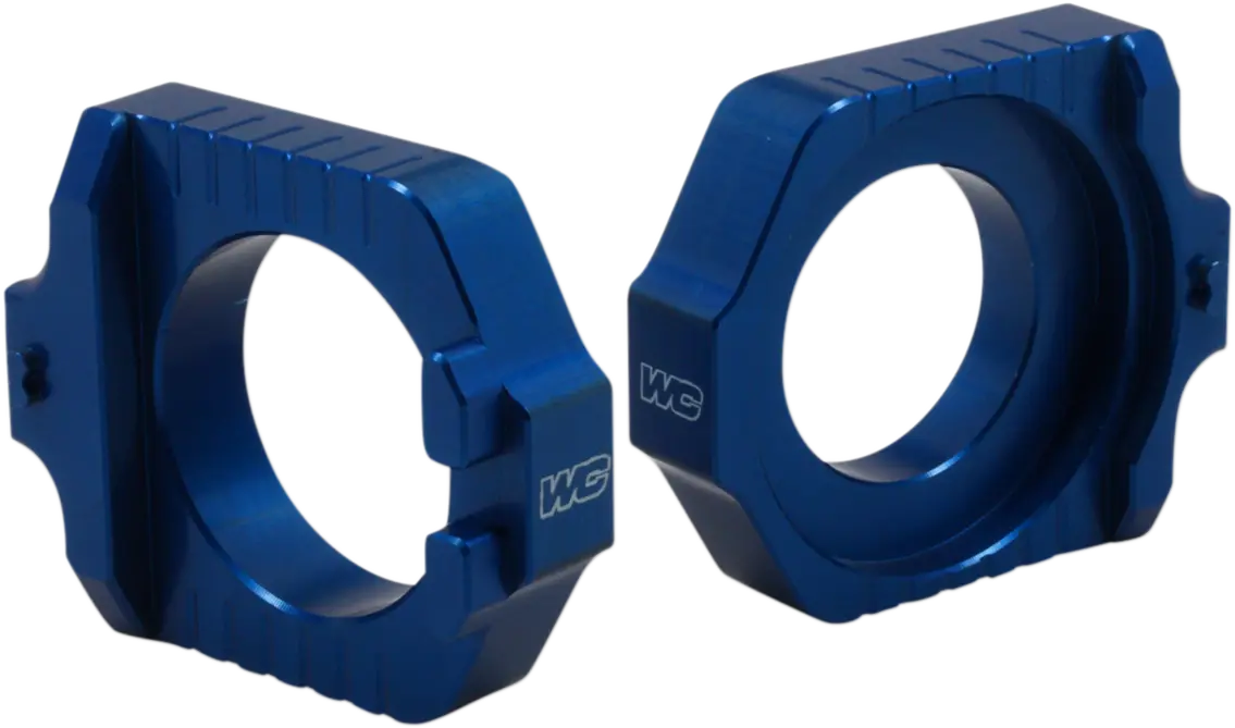Works Connection 17-250 Elite Axle Block Kit For Mx, Atv, Utv – Blue 1