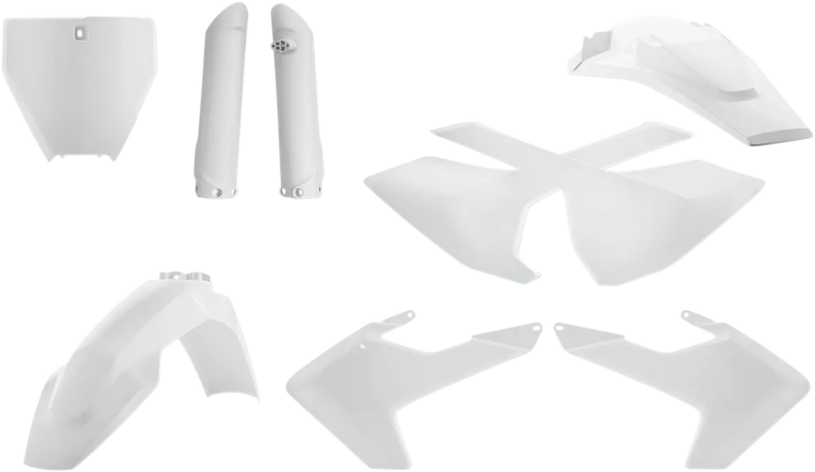Acerbis 2462600002 Full Plastic Kit 2016-2018 Husqvarna Fc/Fx/Tc/Tx White 1