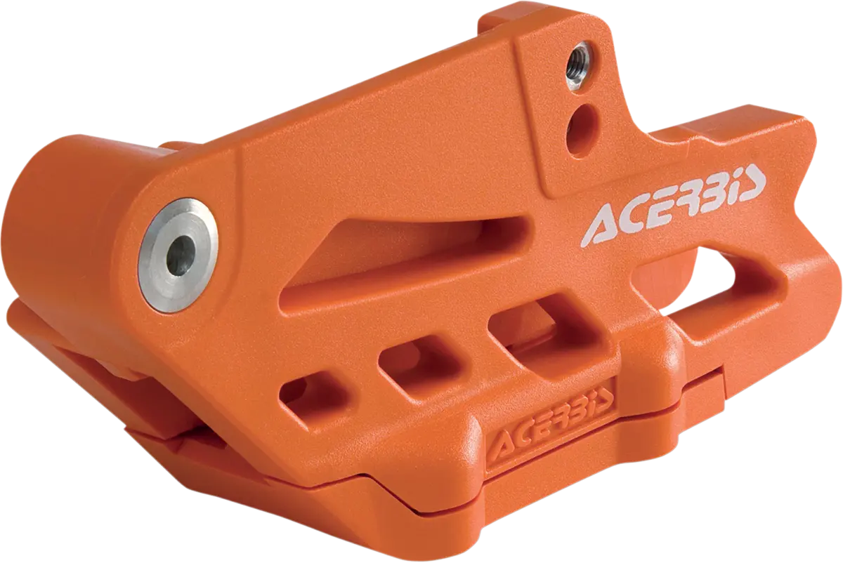 Acerbis 2284560036 Complete Chain Guide Block Orange For Ktm 250/300/Exc, Gas Gas, Husqvarna, Sherco 1