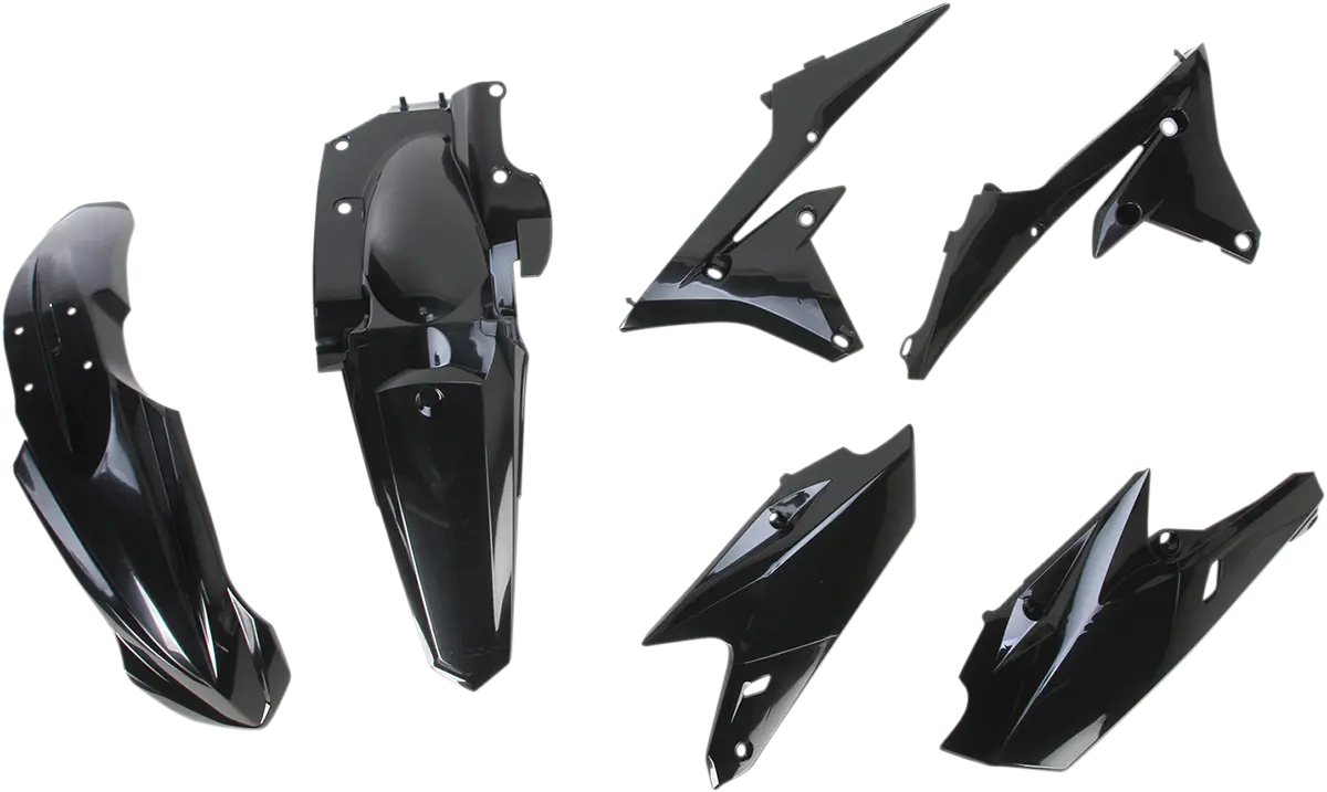 Acerbis 2374180001 Plastic Kit Black 2014-2018 Yamaha Yz250f Yz450f 1