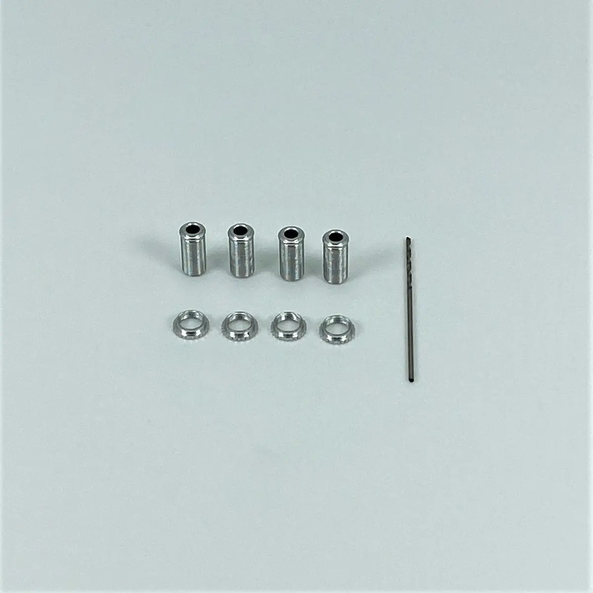 1Rc Threaded Alum Shock Body Set, Silver, 18Th Scale (4) 1