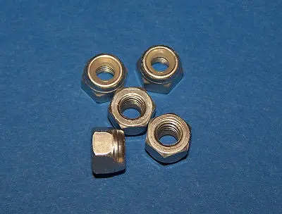 Kyosho M4 Aluminum Nylon Nut (Sliver/5 Pcs Only) #1353 1