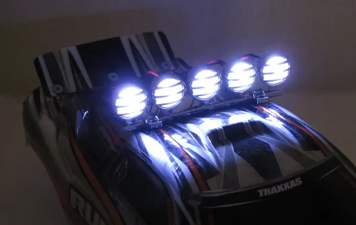 Common Sense 1/10 Crawler Led Light Bar Set - Chrome 1