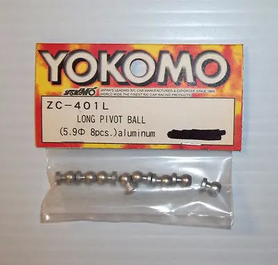 Yokomo Zc-401L Long Pivot Ball 8Pcs. #Zr-031J 1