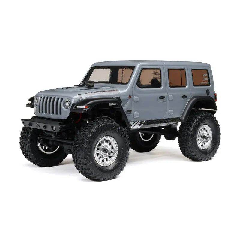 Axial 1/24 Scx24 Jeep Wrangler Jlu 4X4 Rock Crawler Brushed Rtr, Gray 1