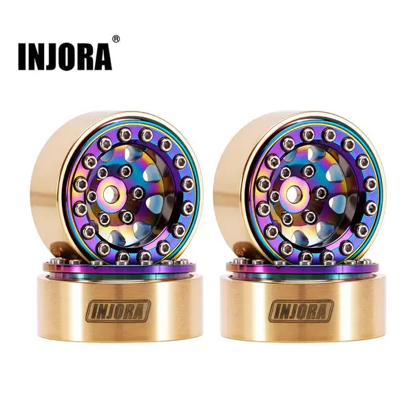 Injora 1.0" Brass -3.75Mm Offset Wheels For Micro Crawlers 1