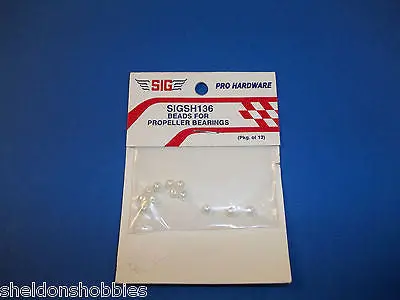 Sig Beads For Propeller Bearings (Pkg Of 12) #Sigsh136 1