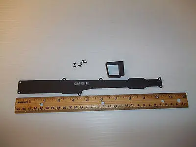 Team Losi (Xxx-4) Graphite Bottom Cover Tunnel With Hardware #A-9895 1
