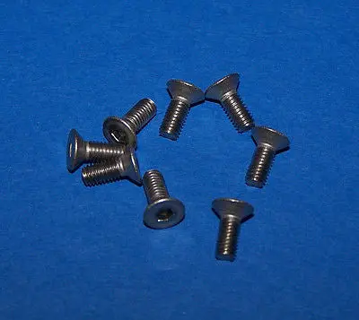 Kyosho Titanium Flat Head Screw Hex M3x8 (8 Pcs) #Kyo1371 1
