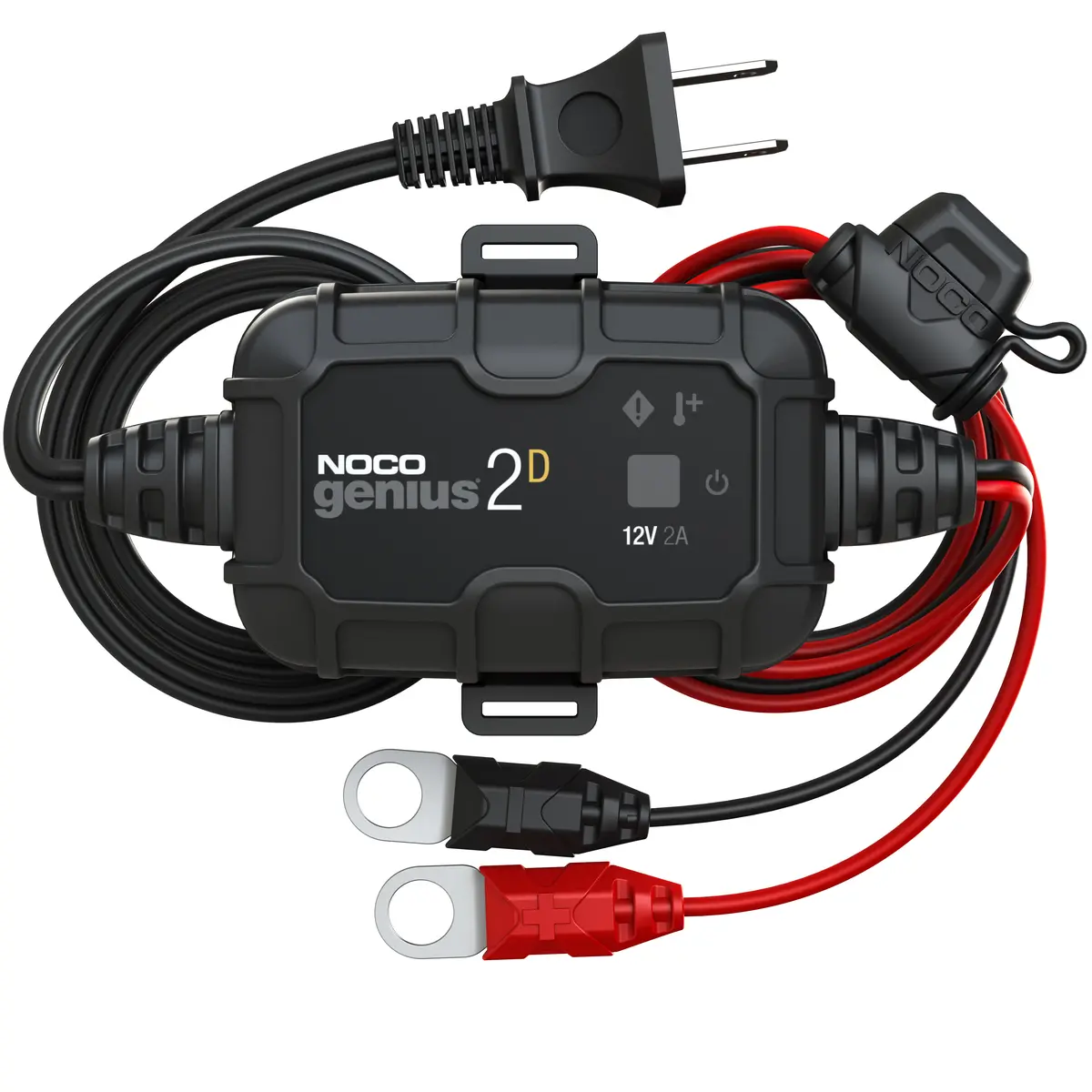 Noco Genius Genius2d Battery Charger 2 Amp, Direct Mount For Utv 1