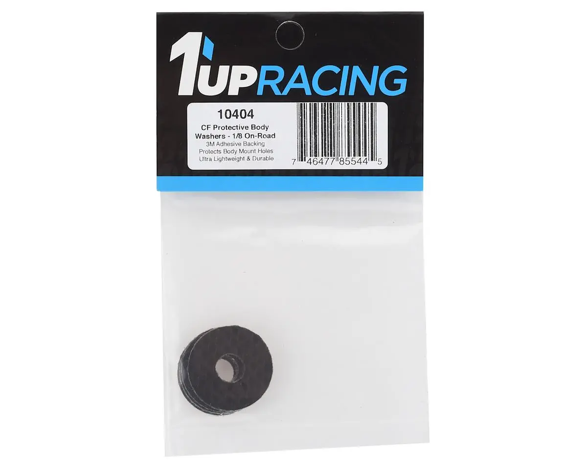 1Up Racing Carbon Body Washers 7/8Mm 2