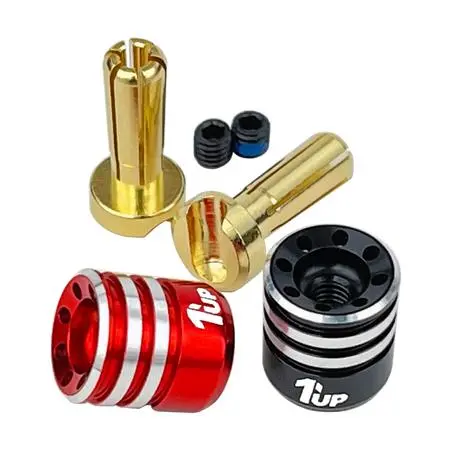 1Up Racing - Heatsink Bullet Plugs & Grips - 4Mm  1Up190435 1