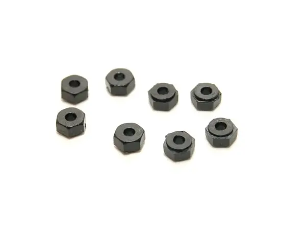 Pn Racing Mini-Z 2Mm Nylon Wheel Nuts (8Pcs) 1