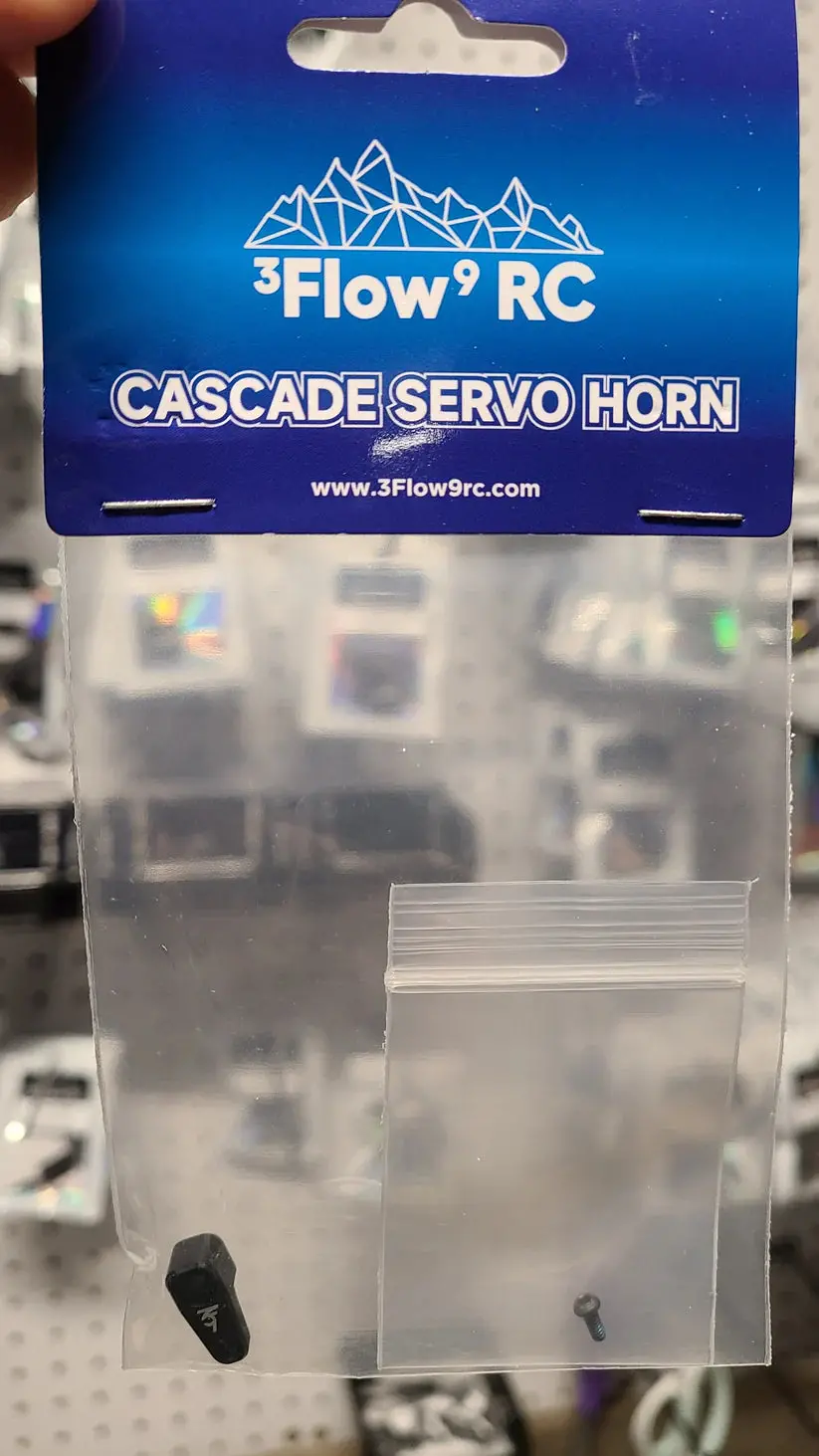 3Flow9 Cascade Servo Horn - 7075 Aluminum (20T Micro Spline) 1