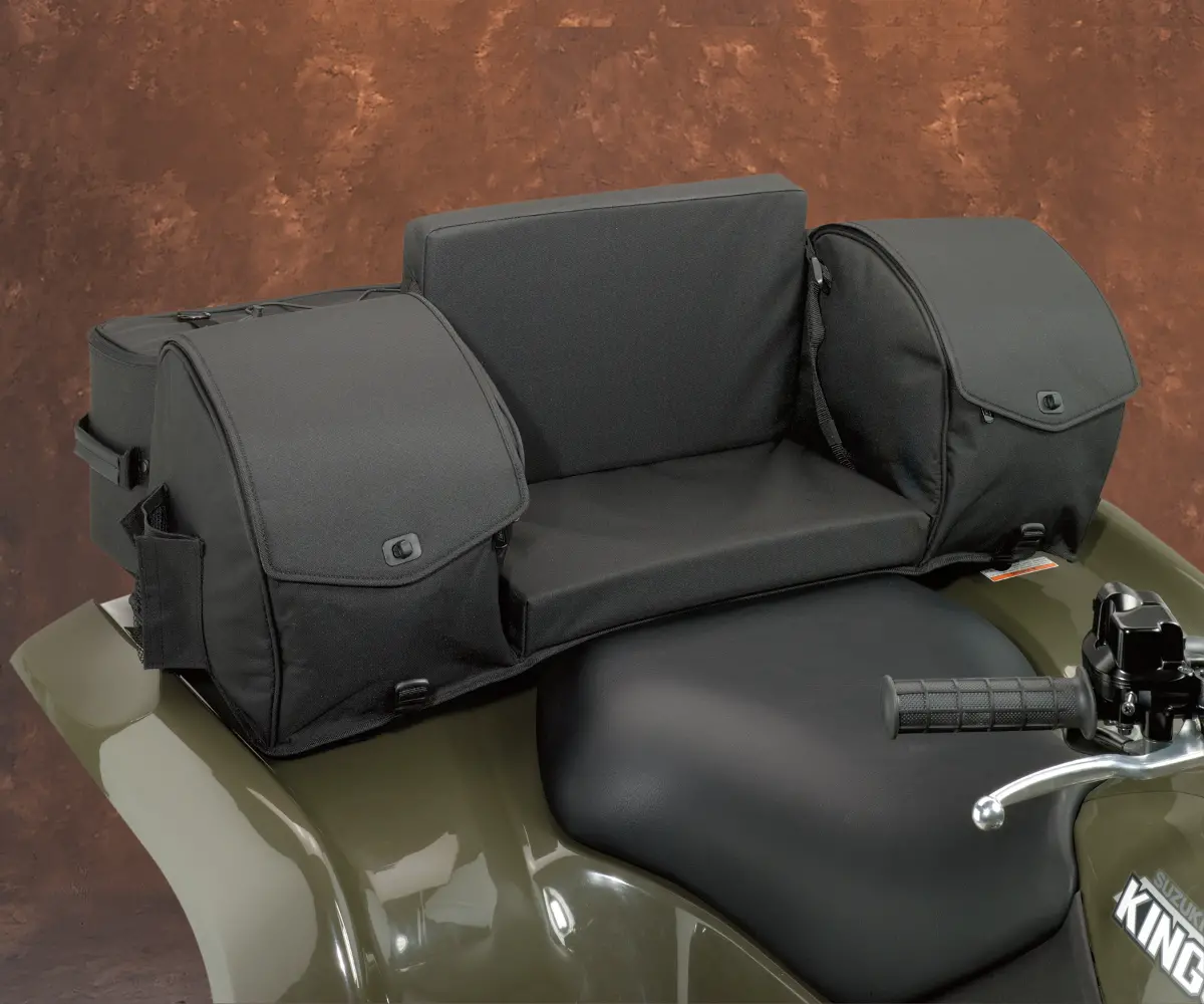 Moose Offroad 3505-0214 Ridgetop Rear Rack Bag - Black For Atv, 37" L X 19" W X 12" H 1