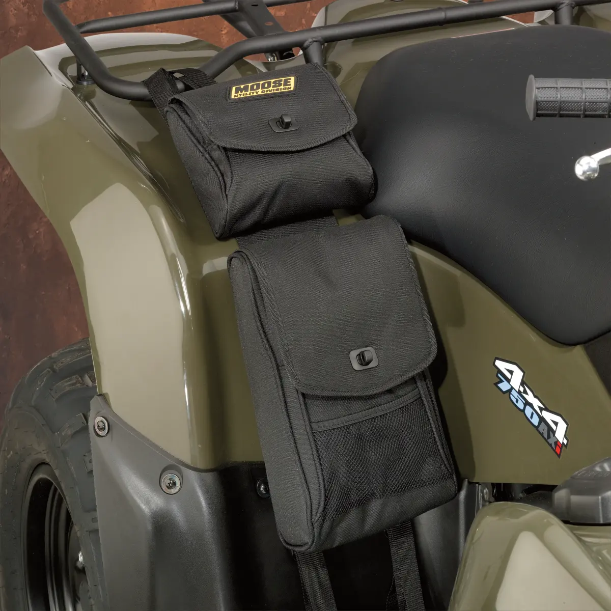 Moose Offroad 3509-0024 Big Horn Fender Bag Black Atv Storage 2010-2024 1