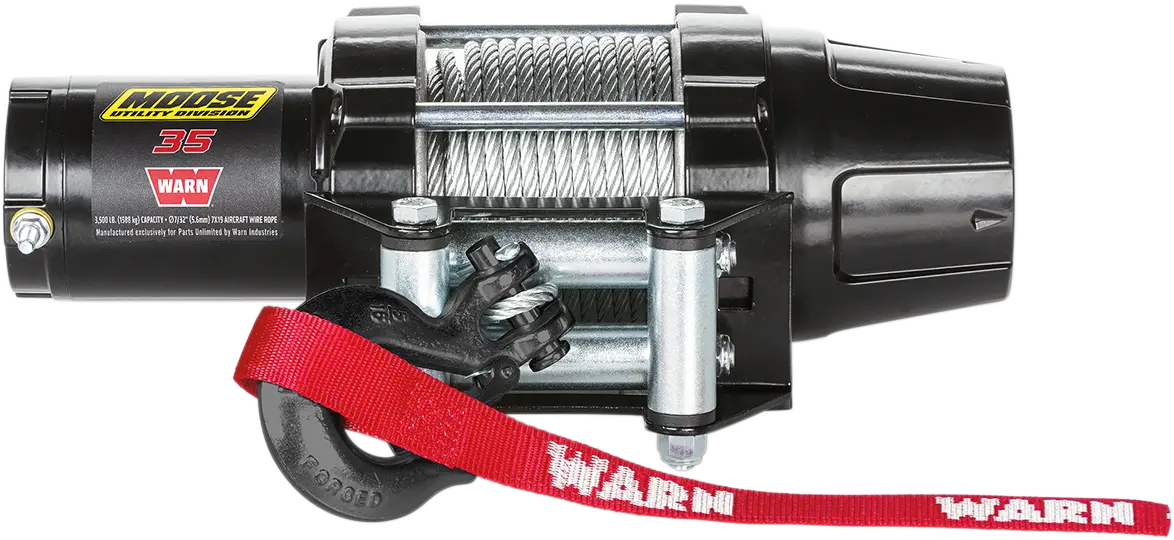 Moose Offroad 3500 Lb Winch With Synthetic Rope 4505-0723 For Atvs & Small Utvs 1