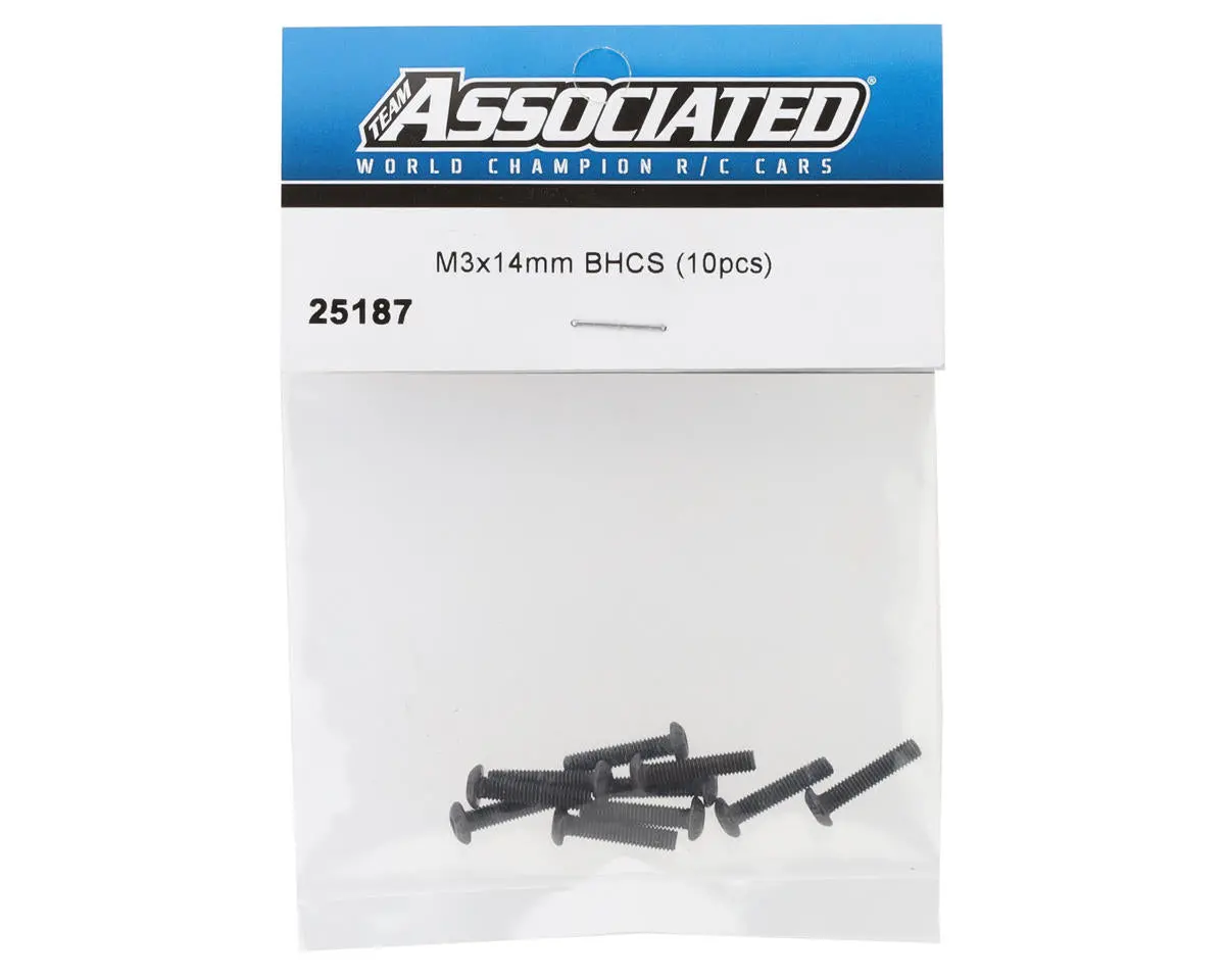 Team Associated 3X14mm Button Head Hex Screw (10) 1