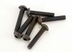 Screws, 3X15mm Button-Head Machine (Hex Drive) (6) 1