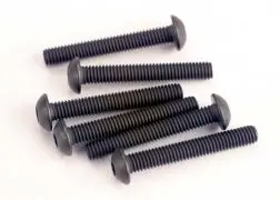Screws, 3X20mm Button-Head Machine (Hex Drive) (6) 1