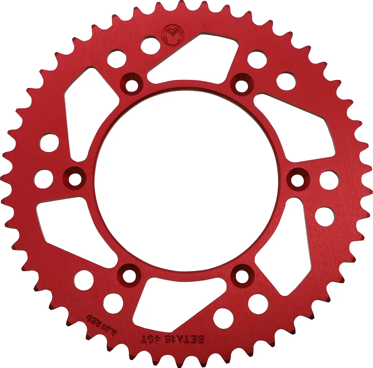 Moose Offroad 1211-Bet-49-13 Rear Sprocket Aluminum 49 Tooth Red For Beta 1