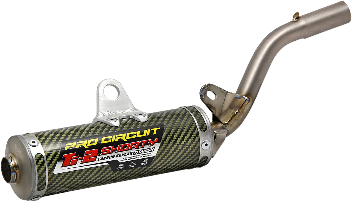 Pro Circuit Ti-2 Carbon/Ti Slip-On Silencer Kawasaki Kx85/100/112 1121485K 1