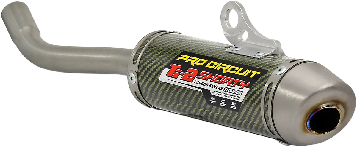 Pro Circuit Ti-2 Silencer Yamaha Yz125 (2002-2021) Titanium, Carbon-Aramid Fiber 1131412K 1