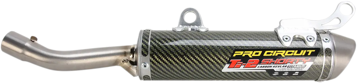 Pro Circuit 1111425K Ti-2 Carbon Titanium Silencer | 2004-2007 Honda Cr250r 1