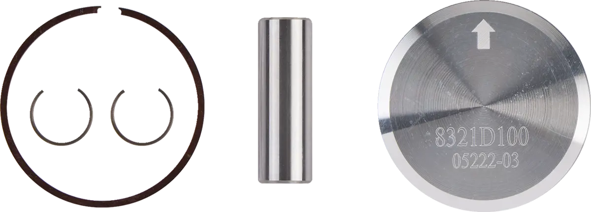 Wossner 8321D100 Piston Kit - 54.95 Mm For Yamaha Motorcycles 2000-2023 1