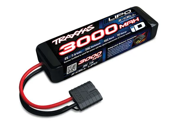 3000Mah 7.4V 2-Cell Lipo Battery 1