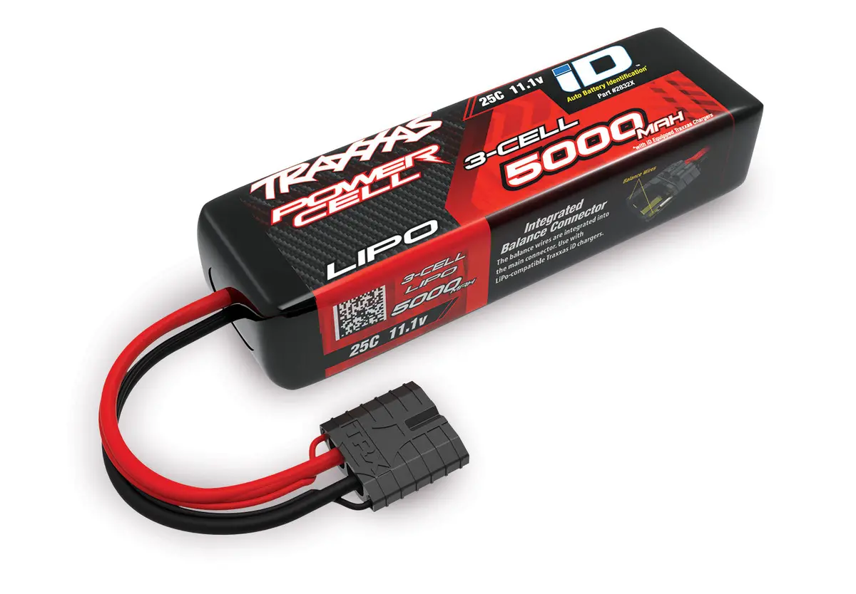 Traxxass 5000Mah 11.1V 3-Cell 25C Lipo Battery - 2832X 1
