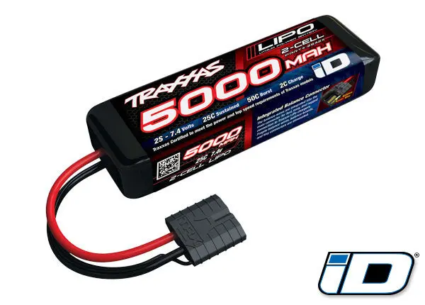 5000Mah 7.4V 2-Cell 25C Lipo Battery 1