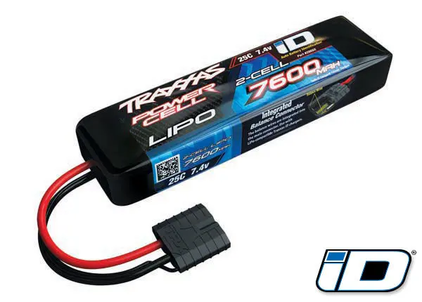 7600Mah 7.4V 2-Cell 25C Lipo Battery 1