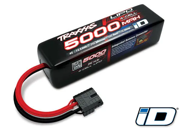5000Mah 14.8V 4-Cell 25C Lipo Battery (Long) 1