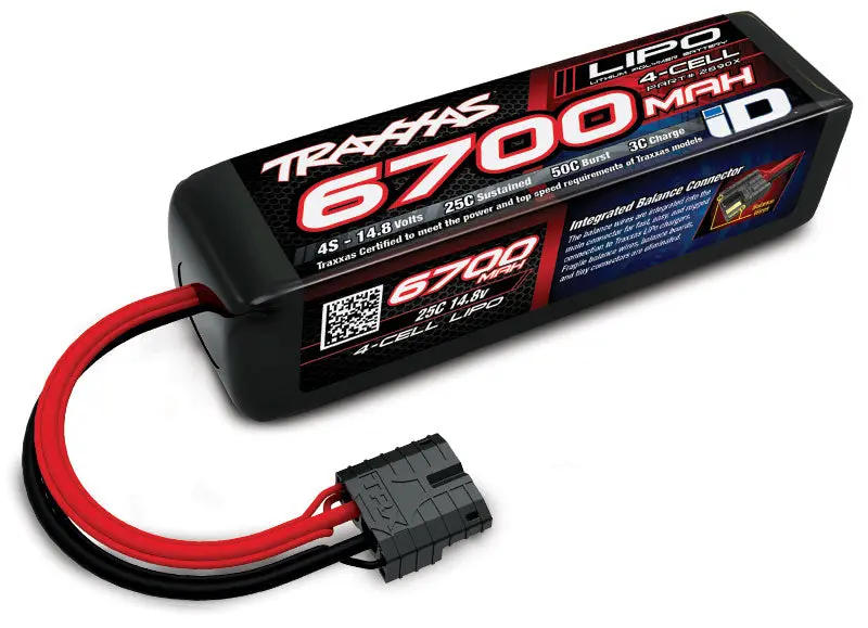 4S - 14.8 Volts 25C Sustained 50C Burst 3C Charge 1