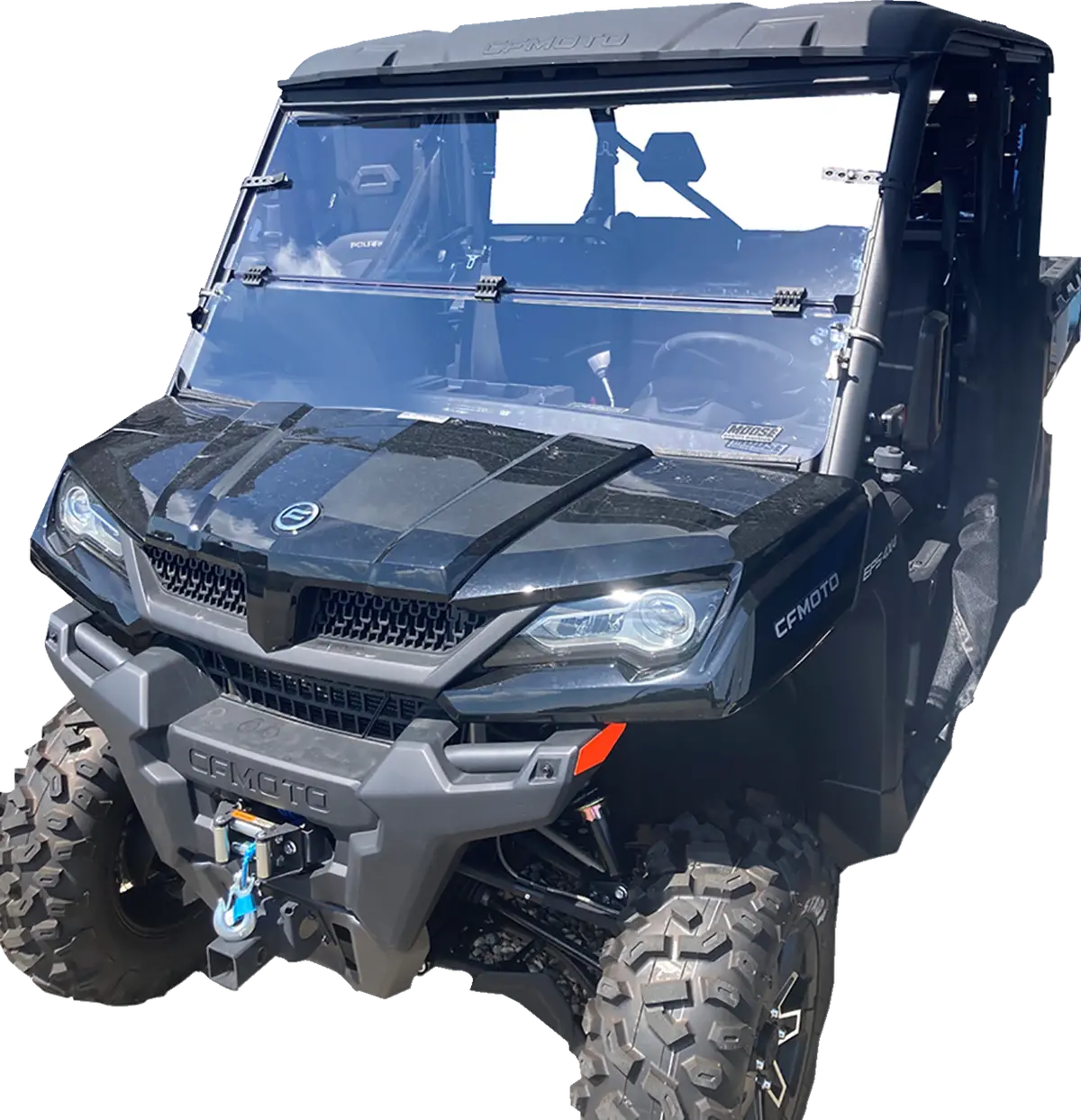 Moose Offroad Lema100-0051 Full Folding Windshield 2020-2024 Utv Models 1
