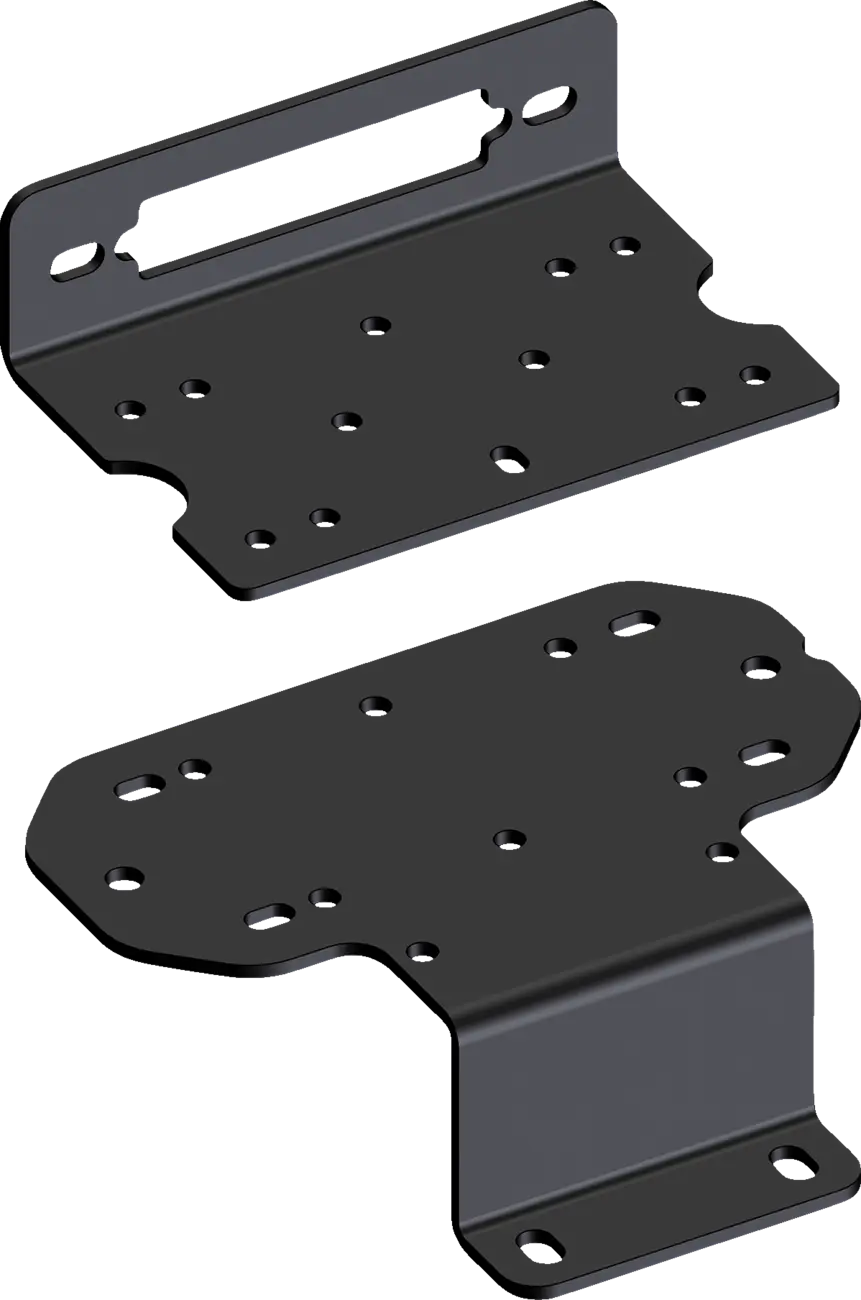 Kfi Products Winch Mount For Yamaha Rhino 102550 - Steel, Powder Coated Fitment 1