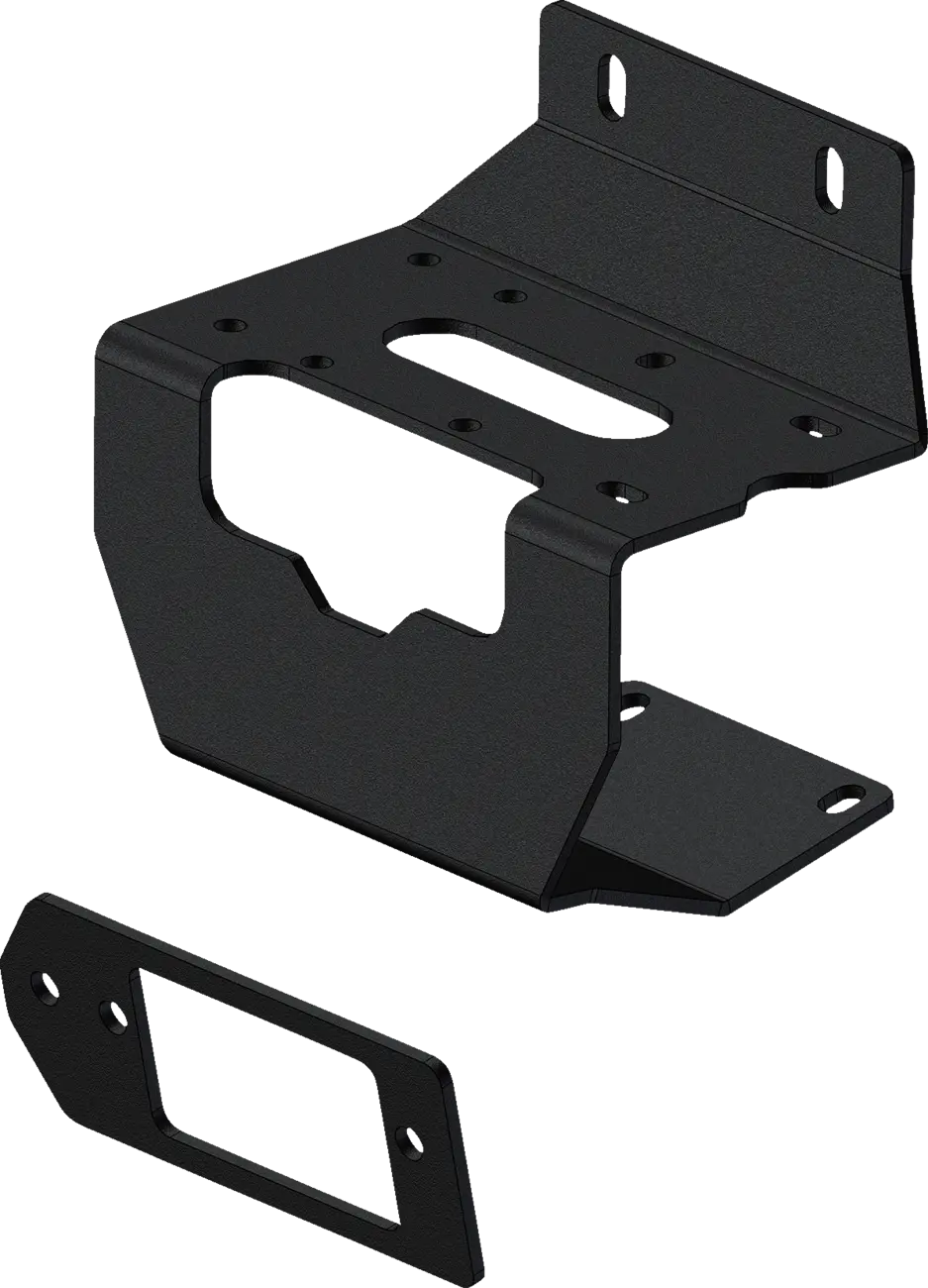 Kfi Products Winch Mount - Honda 101965 For Improved Cable Angle And Easy Install 1
